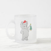 kerstolifant matglas koffiemok (Links)