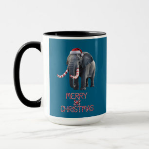 kerstolifant mok