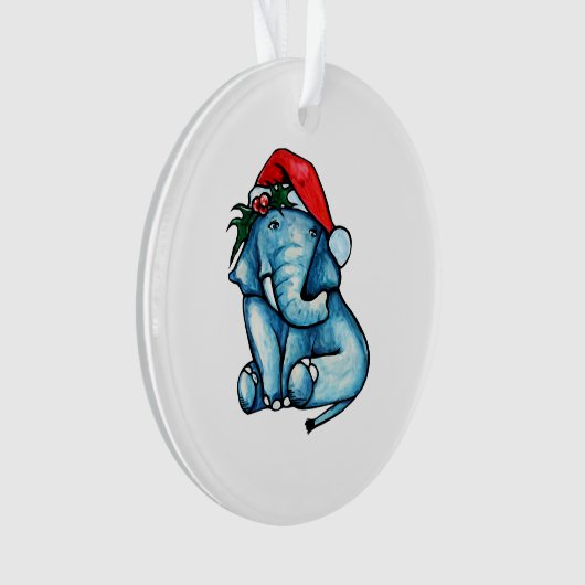 kerstolifant ornament (voorkant)