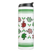 Kerstolifant Tumbler Thermosbeker (Gedraaid links)