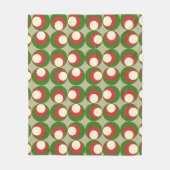 Kerstolijven Fleece Deken (Voorkant)