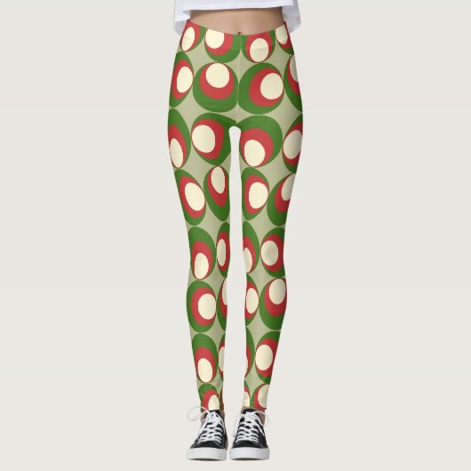 Kerstolijven Leggings (Voorkant)