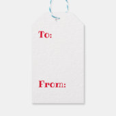 KerstOllie Cadeaulabel (Achterkant)