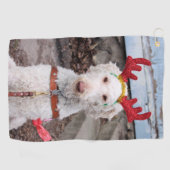 KerstOllie Golfhanddoek (Horizontaal)