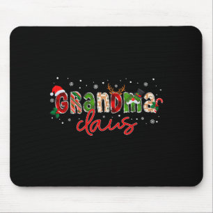 Kerstoma Claus Santa Claus Familie Matching Kerstm Muismat