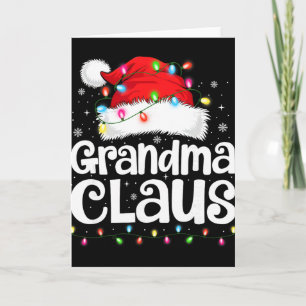 Kerstoma Matching Familie Kerstmis Grappige Kerst Kaart