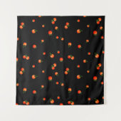 Kerstomaten, illustratie. Waterverf naadloos Wandkleed (Voorkant (horizontaal))