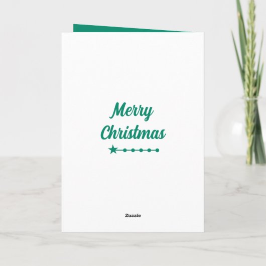 Kerstomhelzingen voor oom goud en groen feestdagen kaart (Achterkant)