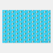 kerstomloophonden, zeegaand rond 3 inpakpapier vel (Voorkant 3)