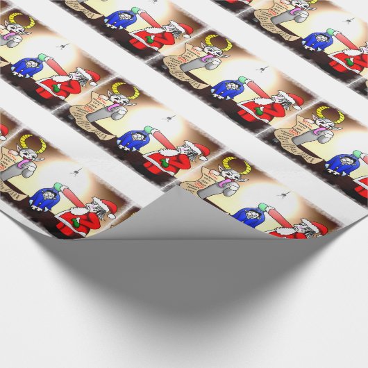 Kerstondervraging Cadeaupapier (Hoek)