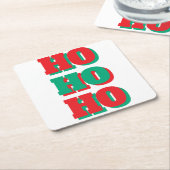 kerstOnderzetter Kartonnen Onderzetters (Schuin)