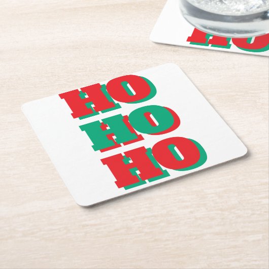 kerstOnderzetter Kartonnen Onderzetters (Schuin)