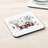 kerstOnderzetters Bier Onderzetter (Linkerzijde)