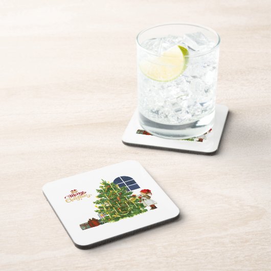 kerstOnderzetters Bier Onderzetter (Rechterzijde)