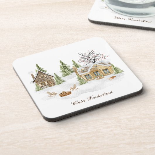 kerstOnderzetters Bier Onderzetter (Linkerzijde)