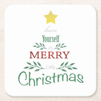 kerstOnderzetters Kartonnen Onderzetters