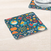 kerstOnderzetters Kartonnen Onderzetters (Schuin)