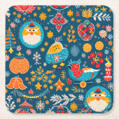 kerstOnderzetters Kartonnen Onderzetters (Voorkant)