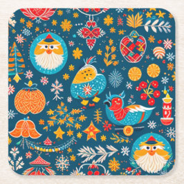 kerstOnderzetters Kartonnen Onderzetters