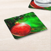 kerstOnderzetters Kartonnen Onderzetters (Schuin)