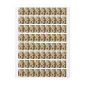 kerstontbijt adreslabel wikkel (Vel)