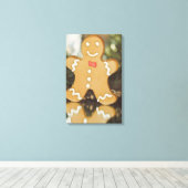 kerstontbijt canvas afdruk (Insitu (Houten vloer))