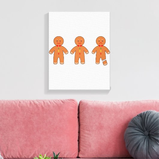 kerstontbijt canvas afdruk (Insitu (Woonkamer))