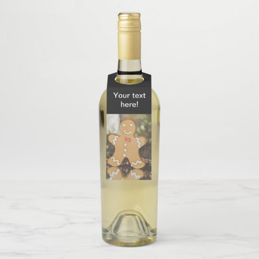 kerstontbijt flessenhanger (Op fles)
