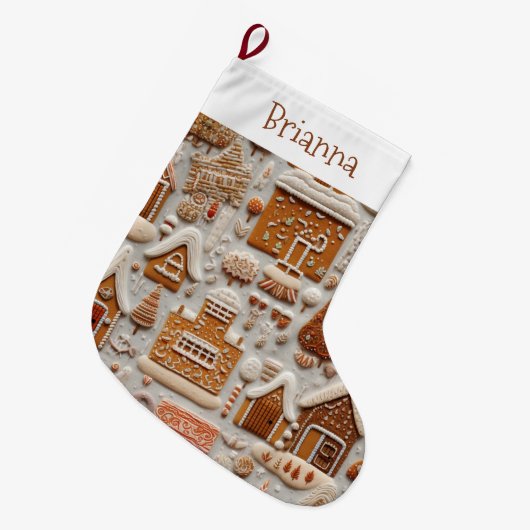 kerstontbijt grote kerstsok (Voorkant (Hangend))