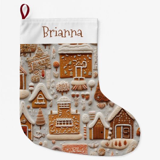 kerstontbijt grote kerstsok (Voorkant)