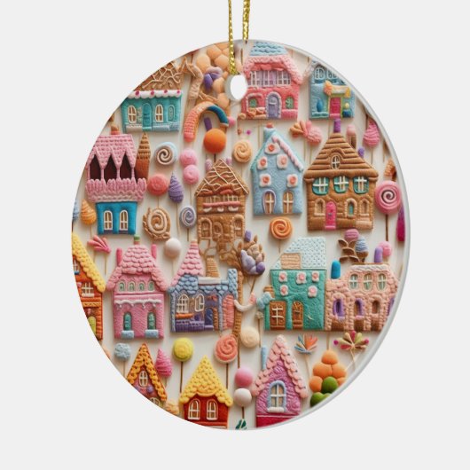 kerstontbijt keramisch ornament (Links)