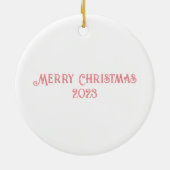 kerstontbijt keramisch ornament (Achterkant)