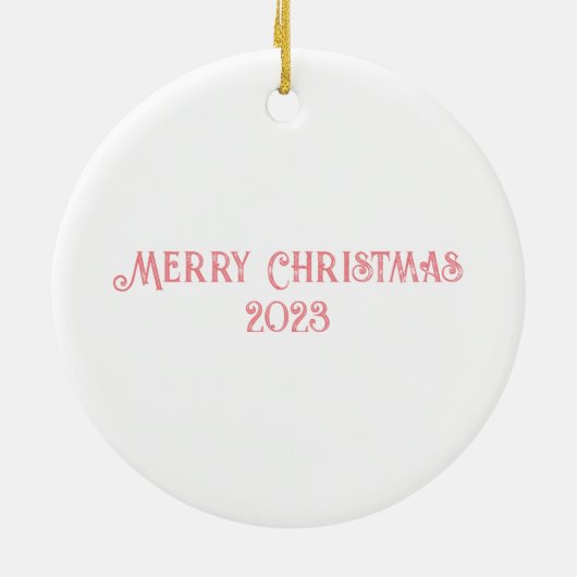 kerstontbijt keramisch ornament (Achterkant)