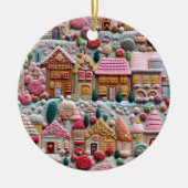 kerstontbijt keramisch ornament (Voorkant)