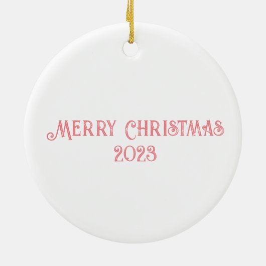 kerstontbijt keramisch ornament (Achterkant)