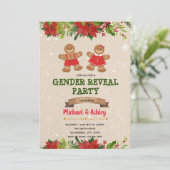 Kerstontbijt koekjes kaart (Staand voorkant)