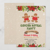 Kerstontbijt koekjes kaart (Voorkant / Achterkant)