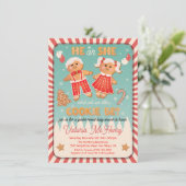 Kerstontbijt Koekjesbrood Schoenster Kaart (Staand voorkant)