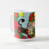 kerstontbijt koffiemok (Voorkant links)