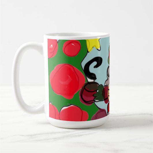 kerstontbijt koffiemok (Links)