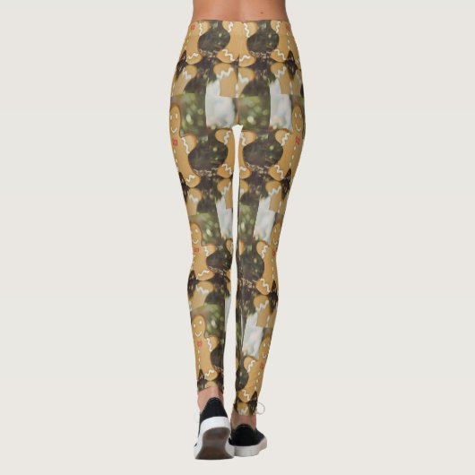 kerstontbijt leggings (Achterkant)