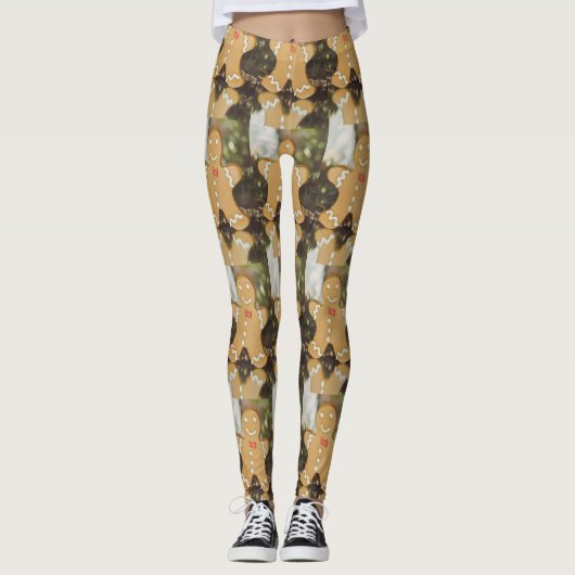kerstontbijt leggings (Voorkant)