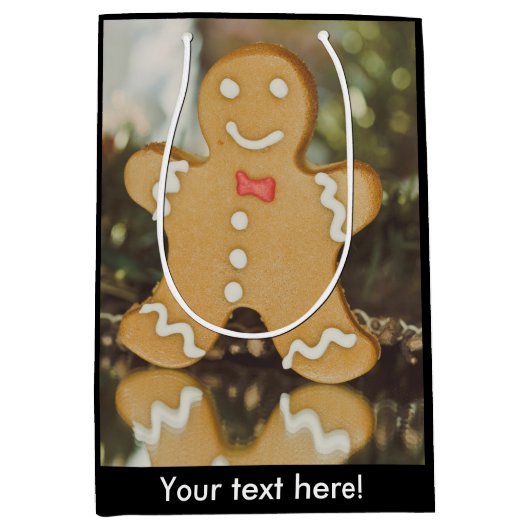 kerstontbijt medium cadeauzakje (Voorkant)