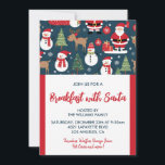 Kerstontbijt met Santa Snowman bomen Kaart<br><div class="desc">🎅 Verhoog uw kerstochtend met ons elegante ontbijt met Santa Invitation! 🍳 Transformeer uw vakantie ontbijt in een magische ervaring met ons prachtige ontbijt met Santa Invitation. Dit elegante ontwerp combineert naadloos de charme van Kerstmis met een vleugje verfijning, en zet het podium voor een feestelijke ochtend gevuld met vreugde...</div>
