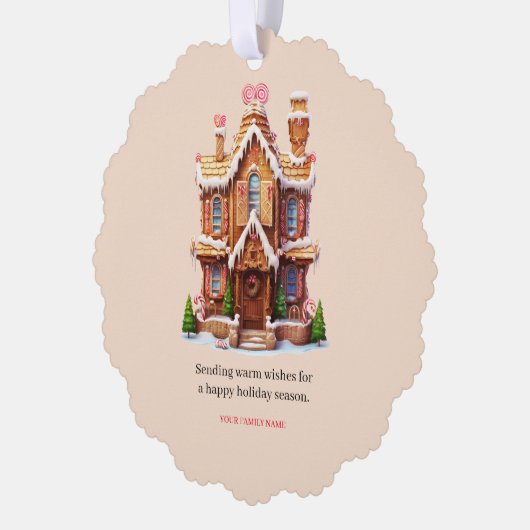 kerstontbijt ornament kaart (Links)