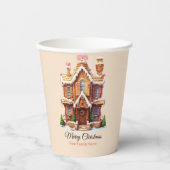 kerstontbijt papieren bekers (Voorkant)