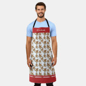 Kerstontbijt Schort (Gedragen)