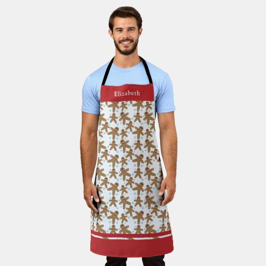 Kerstontbijt Schort (Gedragen)