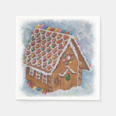 kerstontbijt servet (Voorkant)