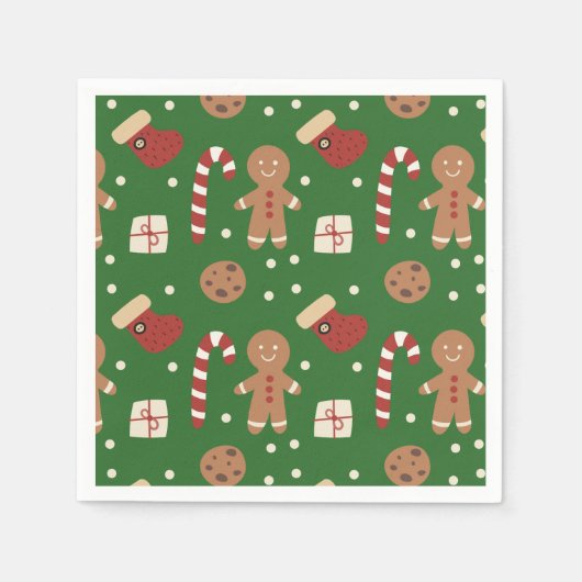 Kerstontbijt Servet (Voorkant)